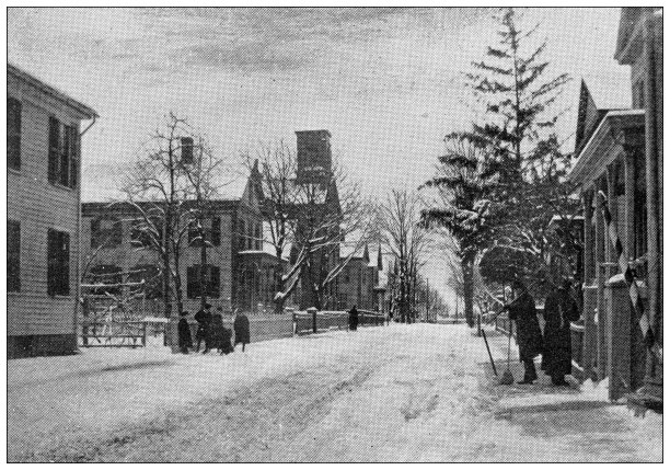 汉普顿县，马萨诸塞州:斯普林菲尔德的古董图像图片下载