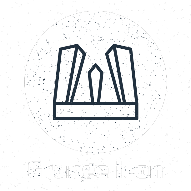 垃圾线大门的欧洲图标孤立在灰色图片下载