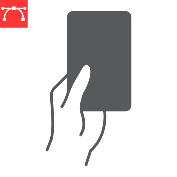 裁判牌的字形图标图片下载