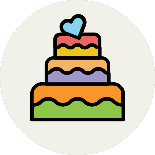 现代婚礼图标概念图片下载