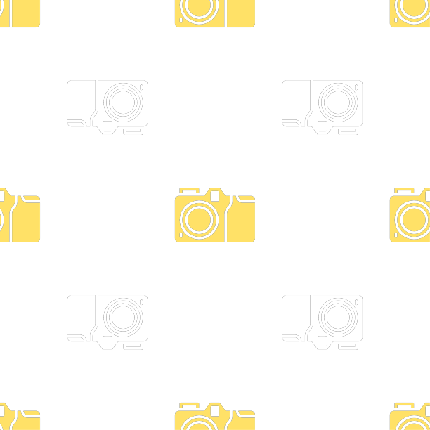 黄色照片相机图标隔离无缝图片下载