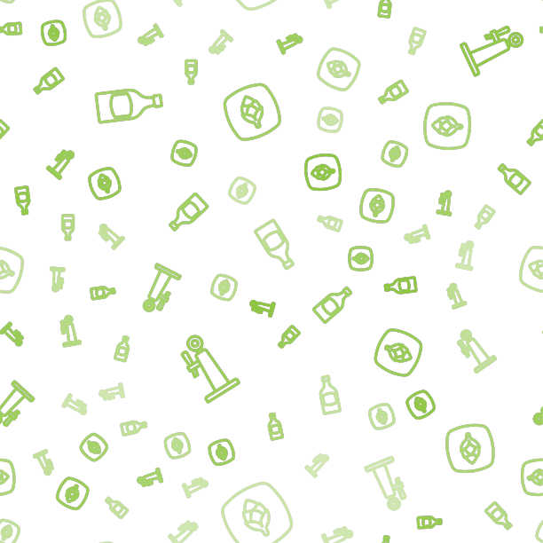 设置线啤酒瓶龙头和跳上无缝图片下载