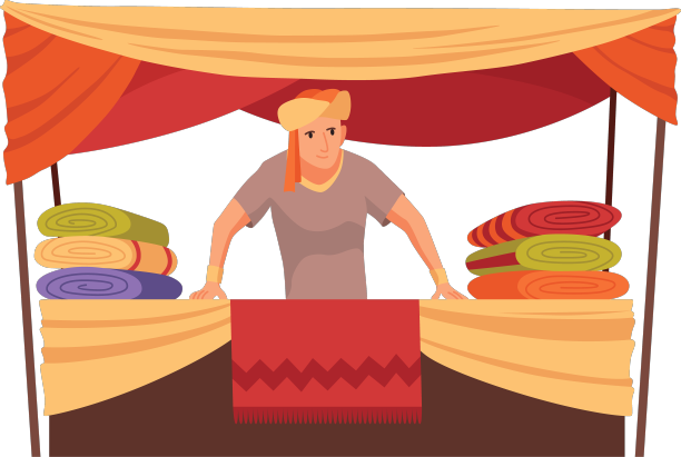 东方老城的亚洲街市或集市图片下载