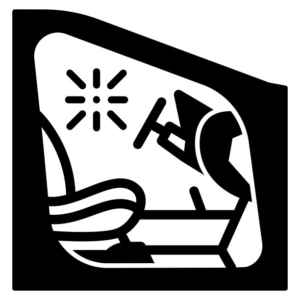 汽车内饰化学清洗固体图标，干洗概念，汽车客舱洗白色背景矢量标志，字形风格图标移动概念网页设计。矢量图形。图片下载