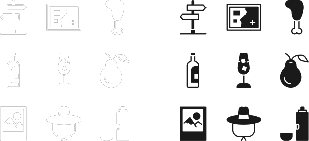 设置道路交通标志折叠地图鸡腿图片下载