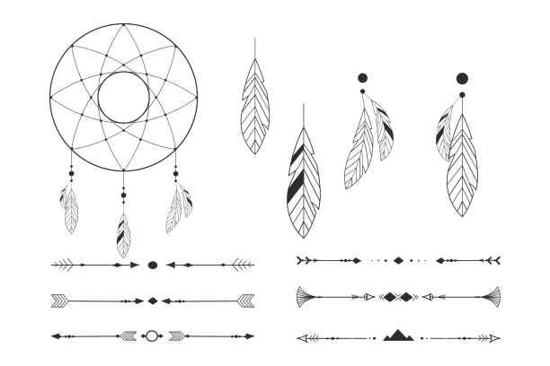 集部落捕梦网原生装饰图片下载