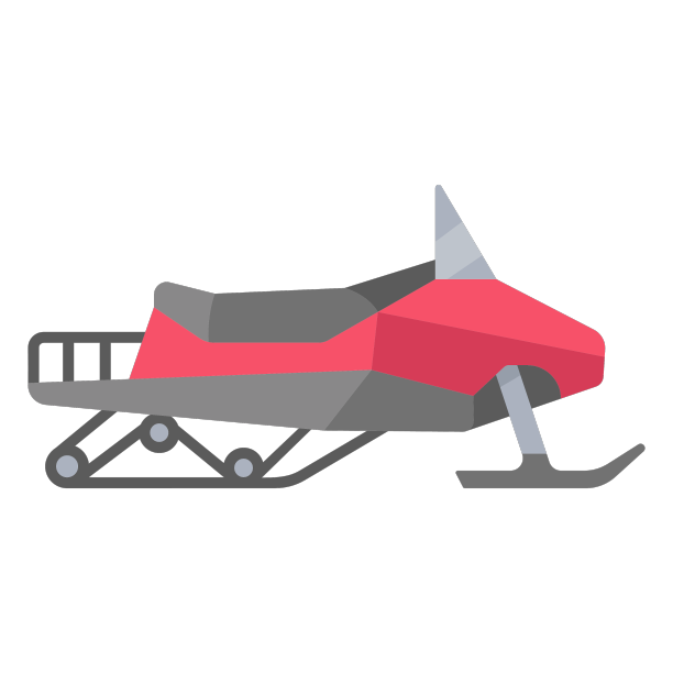 红色雪地摩托图片下载