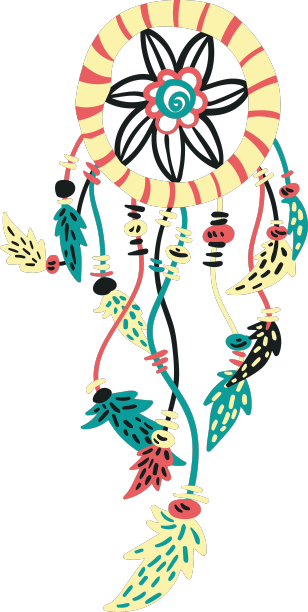 平波西米亚捕梦网图片下载