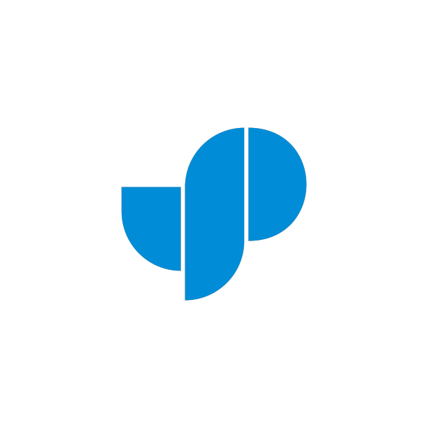 字母yp简单的几何条纹线标志图片下载