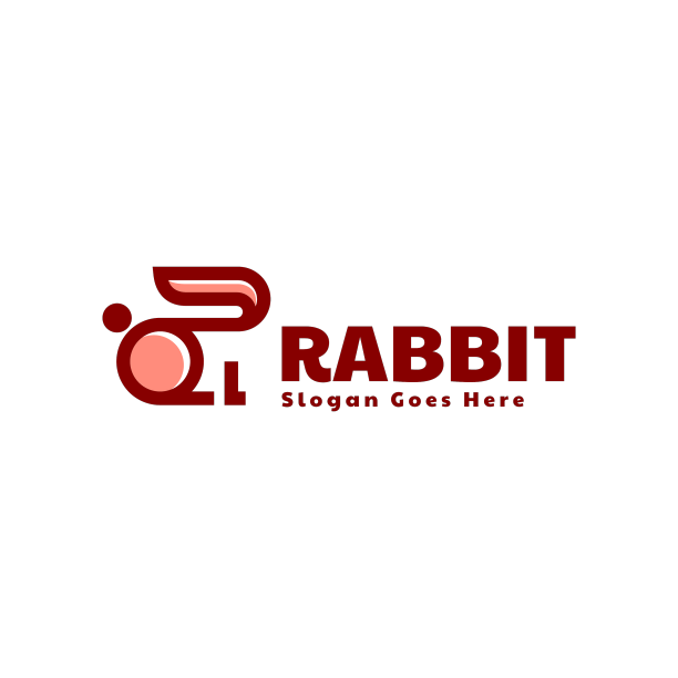 标志兔线艺术风格图片下载