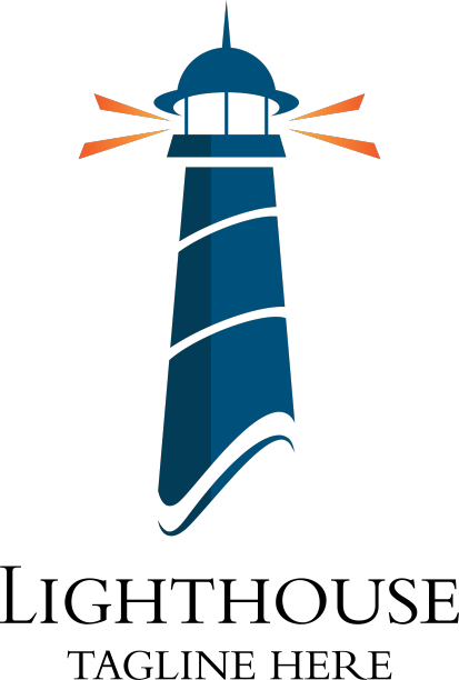 灯塔标志设计模板图片下载
