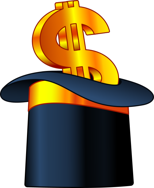 帽子里的美元图片下载