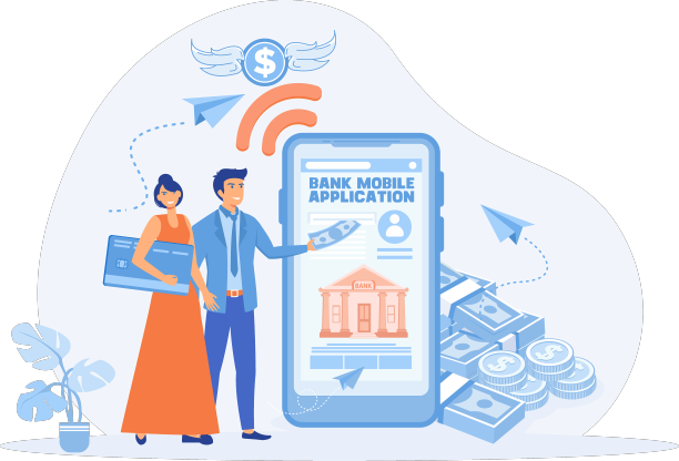 银行移动应用程序为家庭预算年轻图片下载