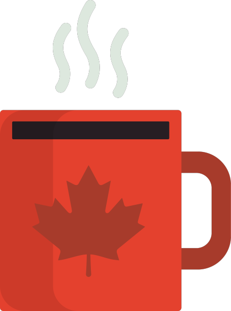 平底加拿大马克杯图片下载