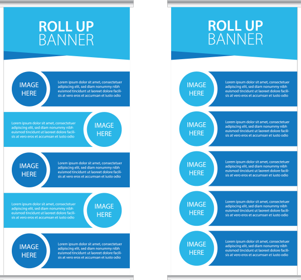 卷起横幅垂直模板现代x横幅图片下载