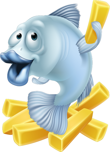 炸鱼薯条卡通图片下载