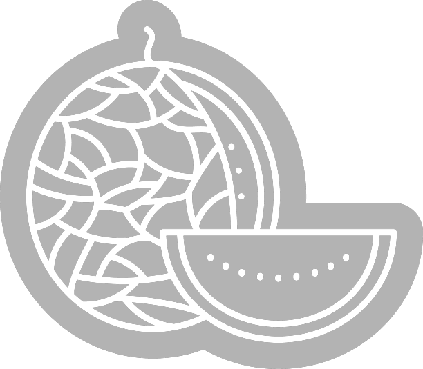 分形哈密瓜果实切出图片下载