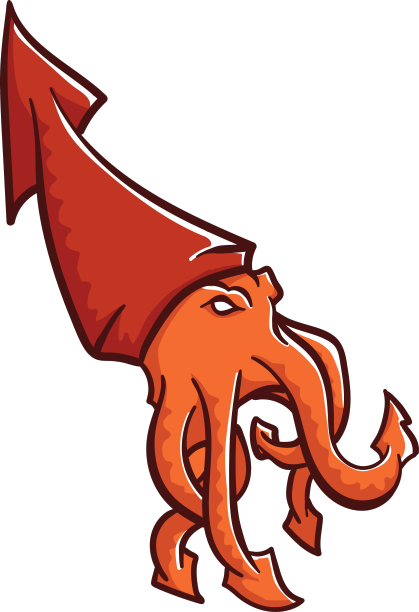 民间传说生物海妖橙色图标图片下载