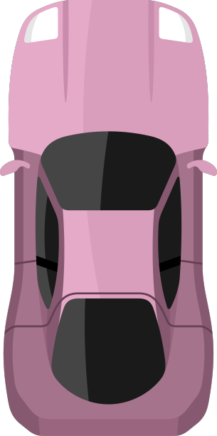 紫色汽车俯视图图片下载