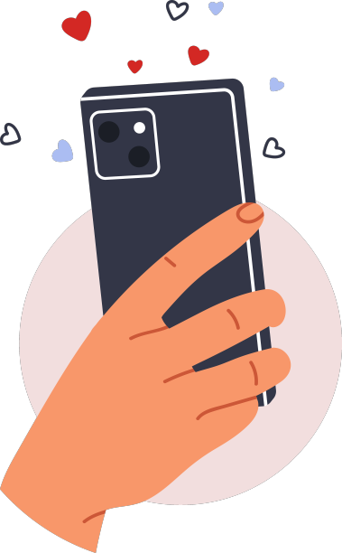 手握手机滚动智能手机应用邮件图片下载