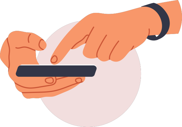 手握手机滚动智能手机应用邮件图片下载