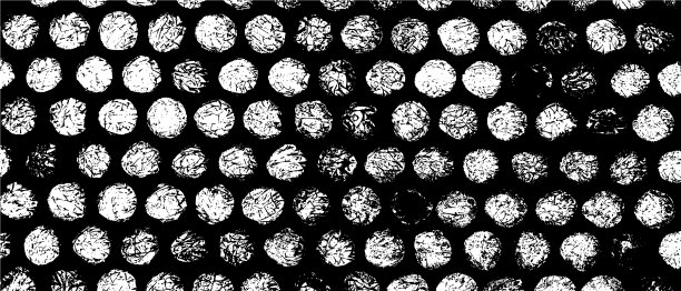 无缝图案的气泡包装纹理与图片下载