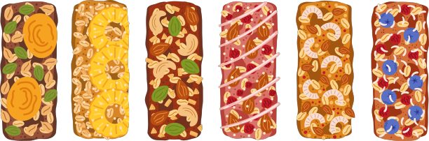 营养丰富的格兰诺拉燕麦棒图片下载