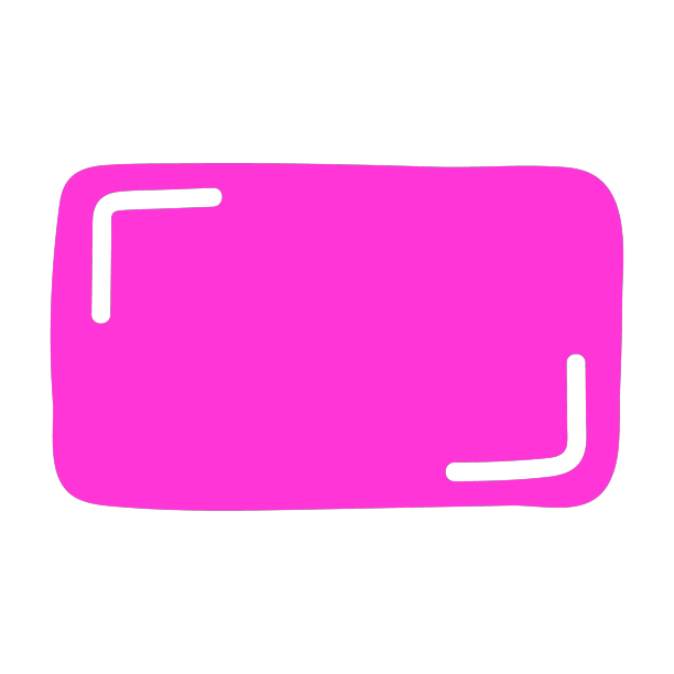 矩形粉框线上的方形轮廓图片下载