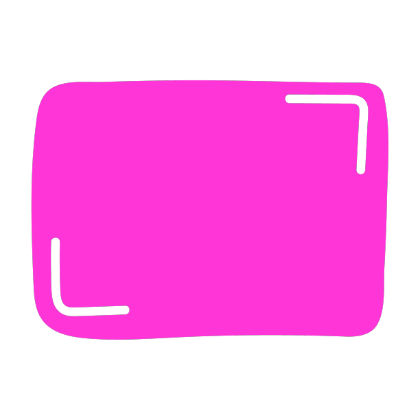 矩形粉框线上的方形轮廓图片下载