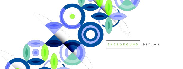 彩色圆圈抽象背景高科技图片下载