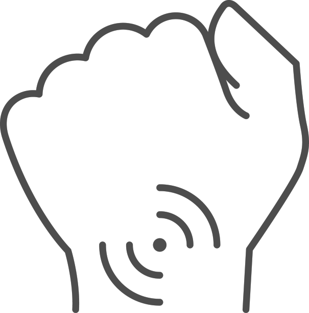 手腕疼痛线轮廓图标图片下载