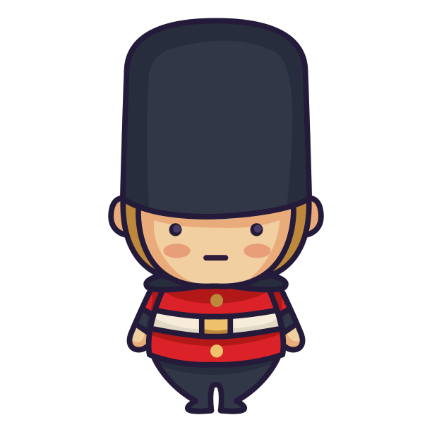 女王守卫可爱图片下载