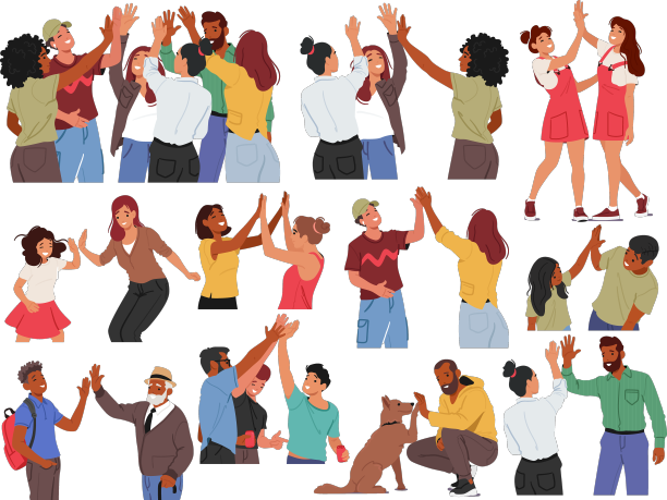 人物以热情的方式庆祝成功图片下载