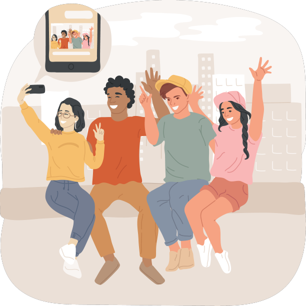 发送图片给朋友孤立的卡通图片下载