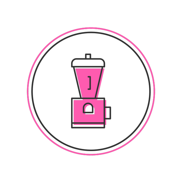 填充轮廓电动咖啡研磨机图标图片下载