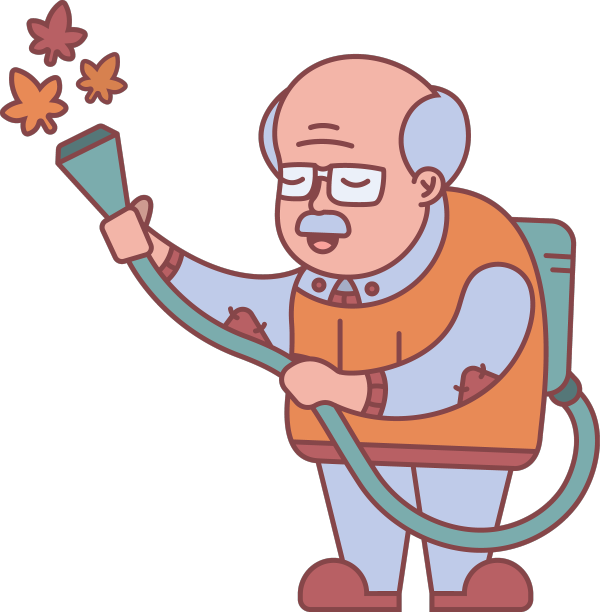 爷爷的性格浇扁了花草图片下载