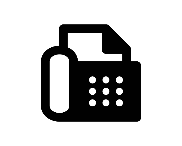 传真机图标办公室打印机设备电话标志图片下载