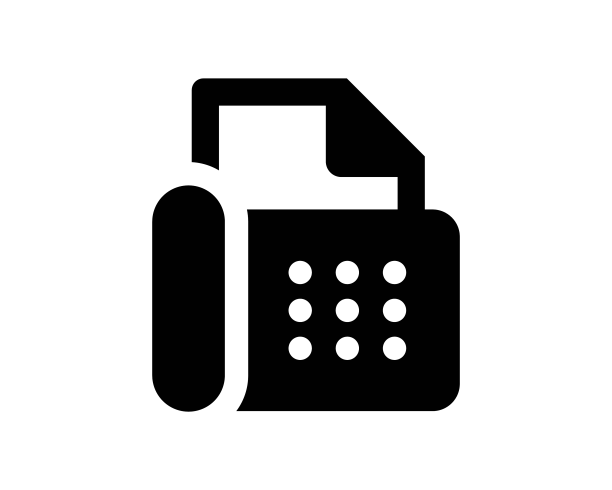 传真机图标办公设备打印机电话图片下载