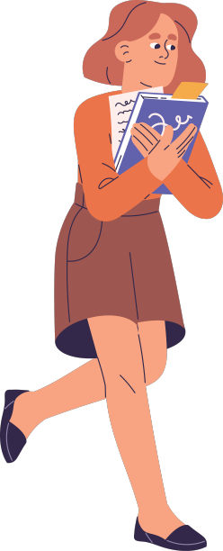 孩子上小学，女孩拿着书图片下载