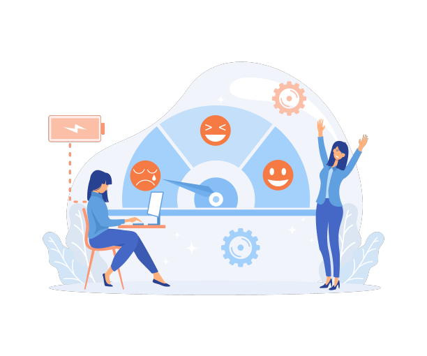 低压力水平良好情绪指标充分图片下载