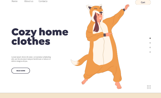 温馨家装广告登陆页图片下载