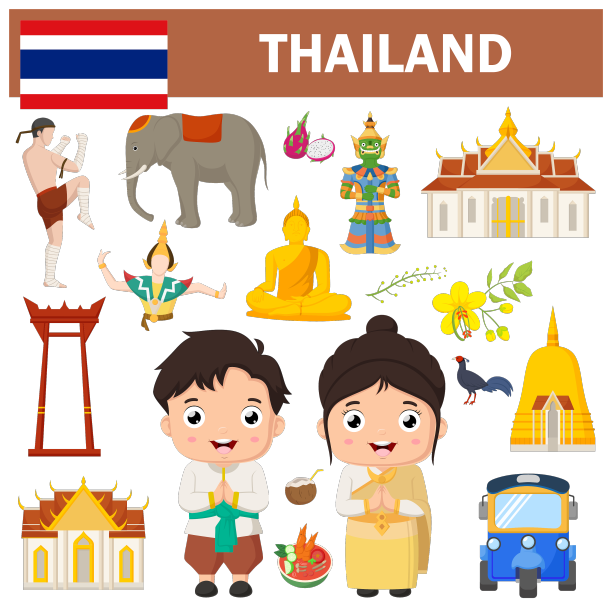 集泰国著名地标图片下载