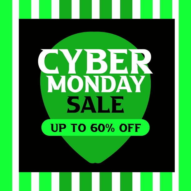 大型网络星期一销售海报传单设计图片下载