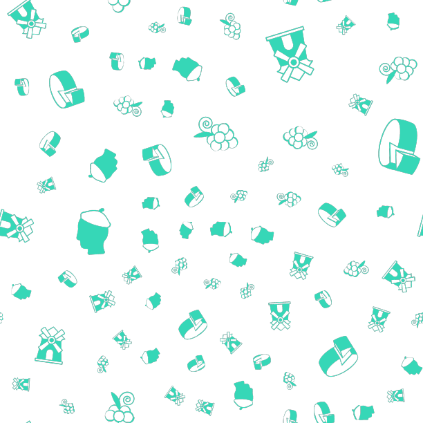 设置葡萄水果风车法国人和奶酪图片下载