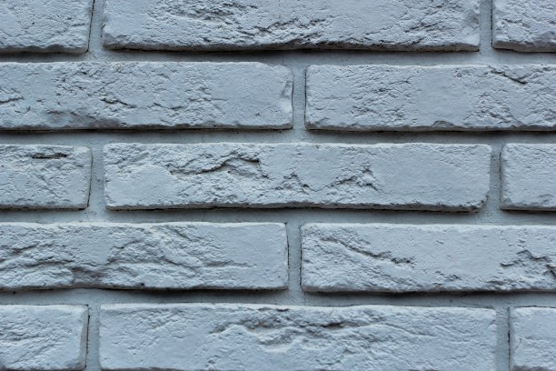 照片纹理灰砖和白色接缝。图片下载