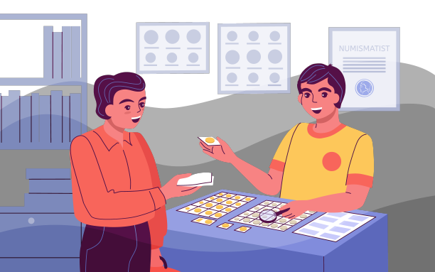 钱币交换组成图片下载