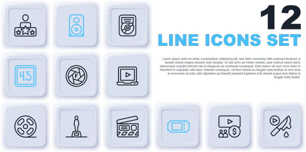 设置线影院礼堂与屏幕惊悚片图片下载