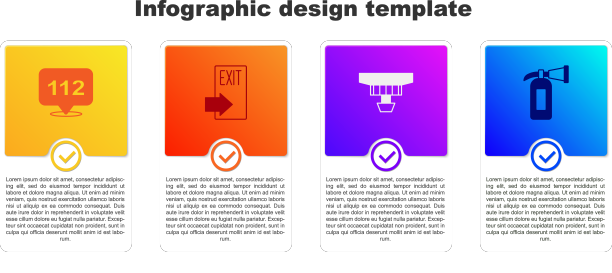 设置紧急呼叫消防出口烟雾报警系统图片下载