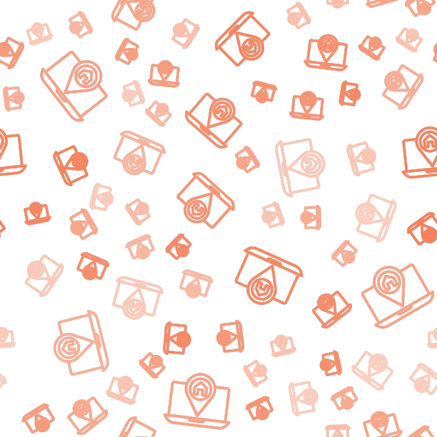 城市地图导航的棕色线信息图图片下载