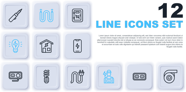 设置线路电源插座卷胶带图片下载
